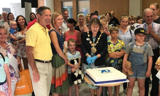 Jonathan Djanogly joins celebrations of the NHS' 70th birthday at Hinchingbrooke Hospital