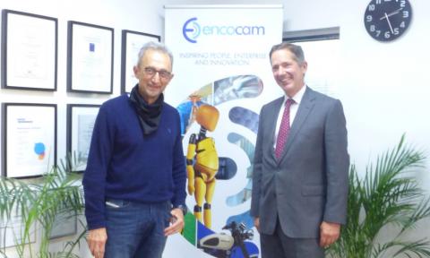 Jonathan Djanogly MP visits Encocam Ltd